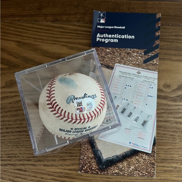 SF Giants vs Cardinals 7/10/24 Game Used Ball MLB Authentication Jackson Jimenez - Picture 12 of 14